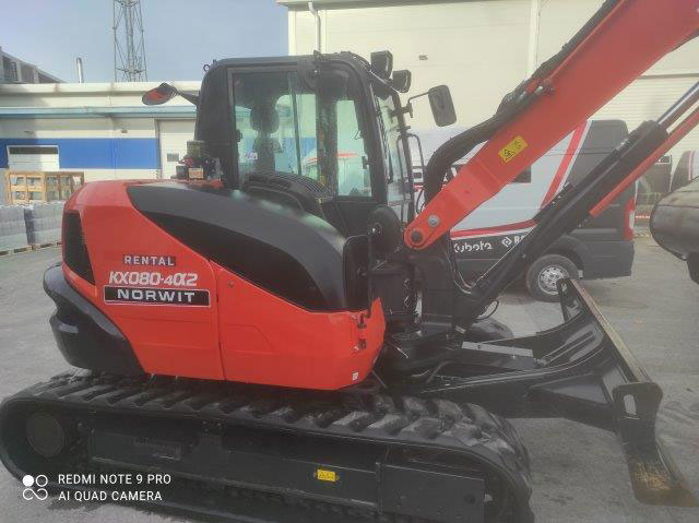 KX080-4 - minirýpadlo Kubota